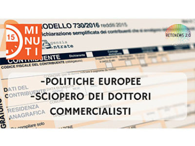 Sen. Romano: politiche Europee. Marco Ertman: sciopero dei Commercialisti. 