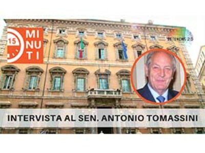 Intervista al Sen. Antonio Tomassini. 15 minuti di attualità
