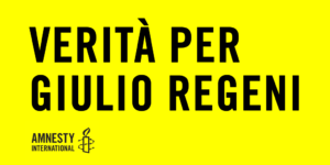 Verità per Giulio Regeni