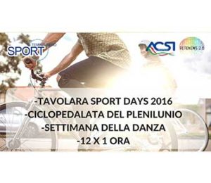 Tavolara Sport Days; Ciclopedalata del Plenilunio; 12 x 1 ora; SPORT E TEMPO LIBERO - 2 PUNTATA